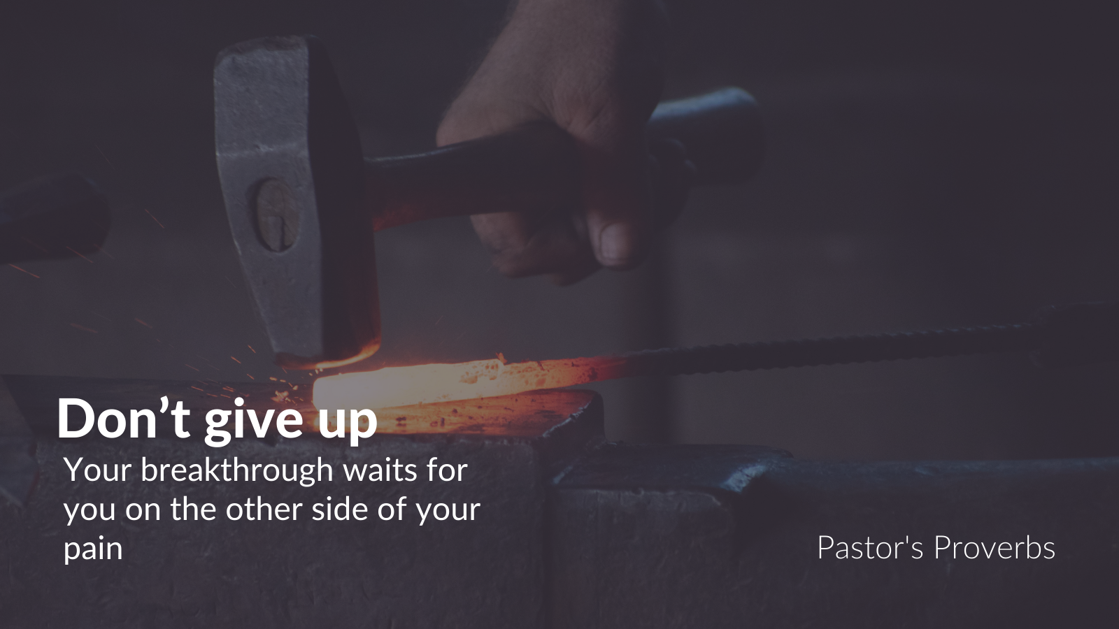 Don’t give up