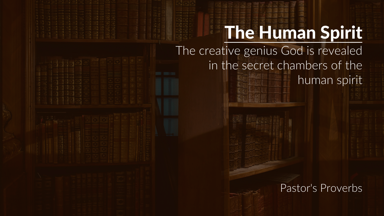 The Human Spirit